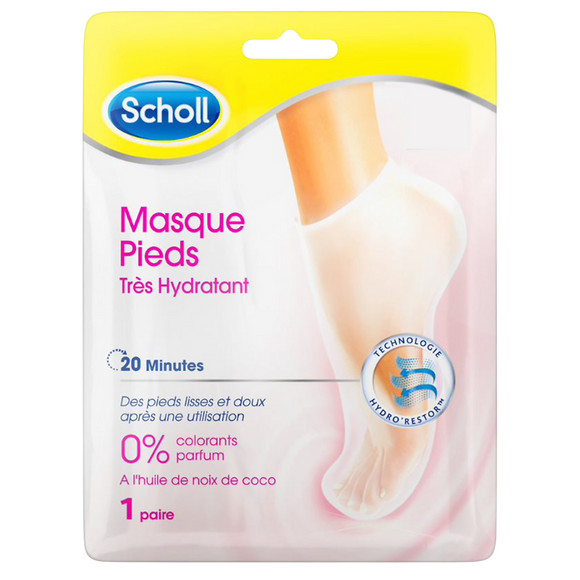 Masque pour les pieds très hydratant SCHOLL, 1 paire