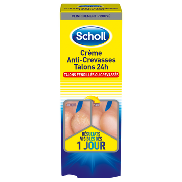 Crème anti-crevasses talons 24h SCHOLL, 60ml