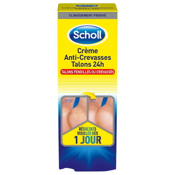 Crème anti-crevasses talons 24h SCHOLL, 60ml