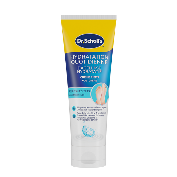 Crème hydratante adoucissante pour les pieds SCHOLL, tube de 75ml