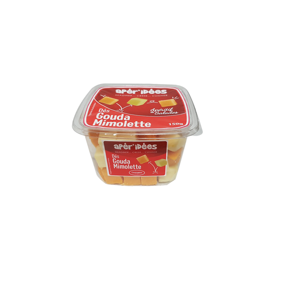 Aperidées mimolette gouda lait pasteurisé LE CENTURION, 26.5%mg, 150g