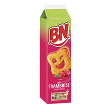Biscuits fourrés goût framboise BN x16 285g