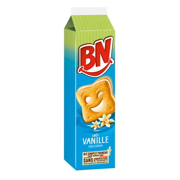 Biscuits fourrés goût vanille BN 285g
