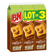 Biscuits fourrés chocolat BN x48, 855g