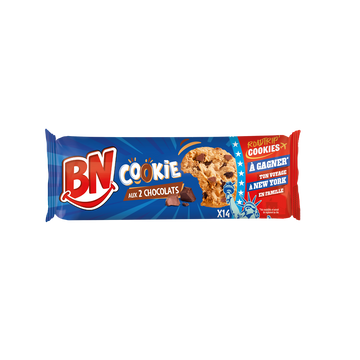 BN cookie aux 2 chocolat, paquet de 150g