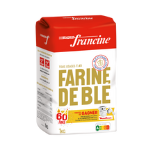 Farine de blé T45 FRANCINE, 1kg