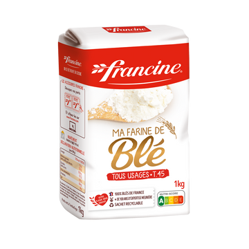 Farine de blé T45 FRANCINE, 1kg
