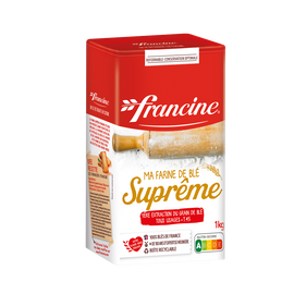 FRANCINE suprême FRANCE FARINE, paquet de 1kg