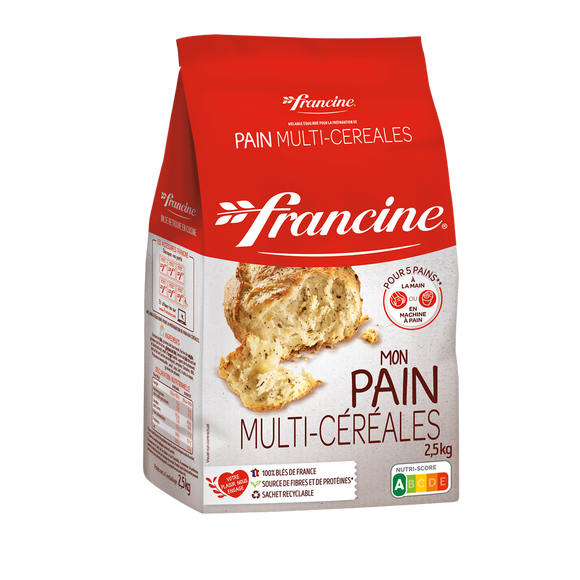 Préparation pour pain multi-céréales FRANCINE, 2,5kg