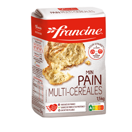 Préparation pour pain multi-céréales FRANCINE, 1,5kg