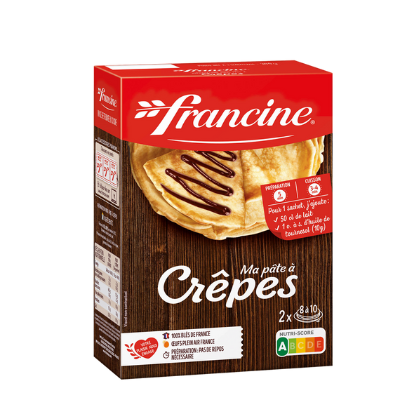 Préparation pour pâte à crêpes FRANCINE, 380g