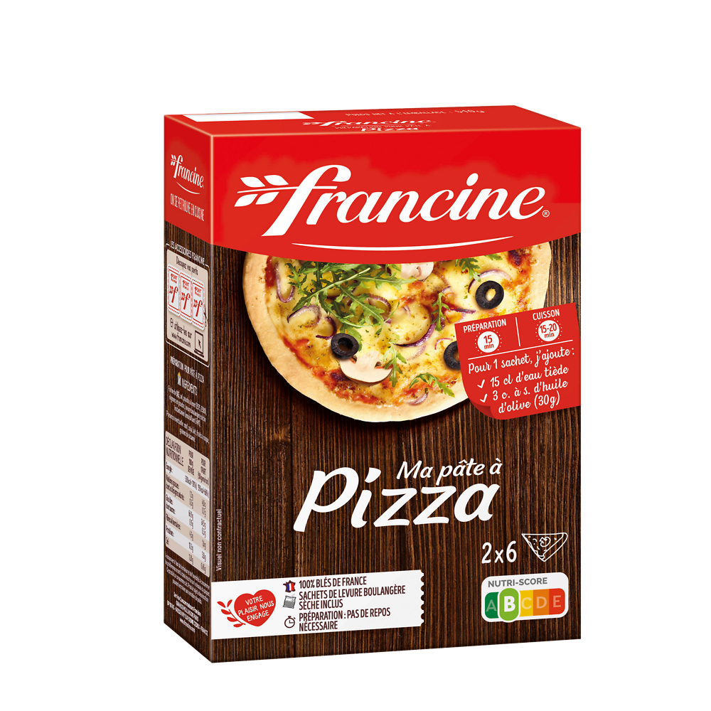 Préparation pour pâte à pizza FRANCINE, 510g