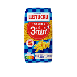 Torsettes cuisson  3min LUSTUCRU, 500g