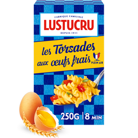Torsettes aux oeufs LUSTUCRU, 250g