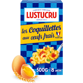 Coquillettes aux Oeufs LUSTUCRU, 500g