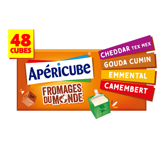 Fromage apéritif Fromage du monde APERICUBE - 48 Cubes 250g
