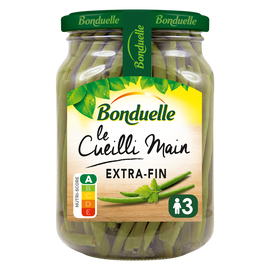 Haricots verts extra-fins BONDUELLE - Bocal de 280g net égoutté