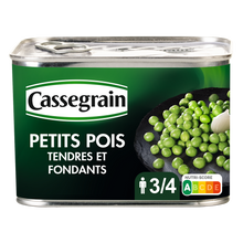 Petits pois CASSEGRAIN - Boîte 495g