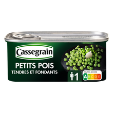 Petits pois CASSEGRAIN - Boîte 140g