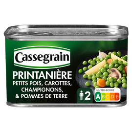 Printanière de petits légumes CASSEGRAIN - Boîte 265g