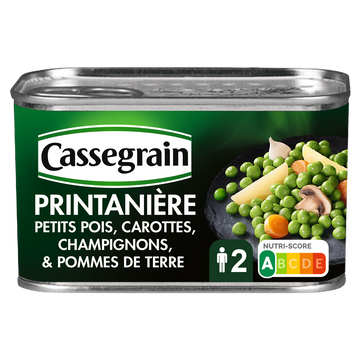 Printanière de petits légumes CASSEGRAIN - Boîte 265g
