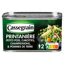 Printanière de petits légumes CASSEGRAIN - Boîte 265g