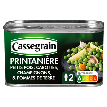 Printanière de petits légumes CASSEGRAIN - Boîte 265g