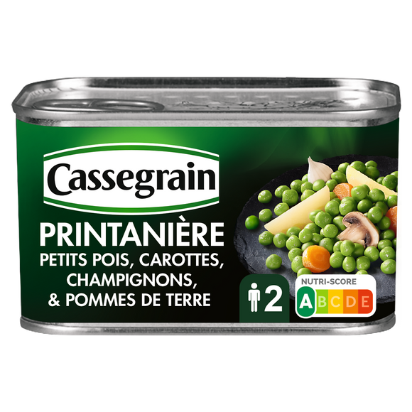 Printanière de petits légumes CASSEGRAIN - Boîte 265g