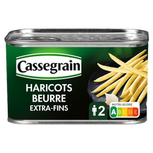 Haricots beurre CASSEGRAIN - Boîte 220g