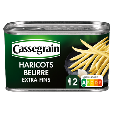 Haricots beurre CASSEGRAIN - Boîte 220g