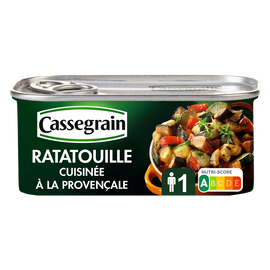 Ratatouille cuisinée CASSEGRAIN - Boîte 185g
