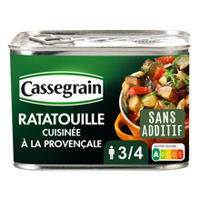 Ratatouille cuisinée à la Provençale CASSEGRAIN - Boîte 660g