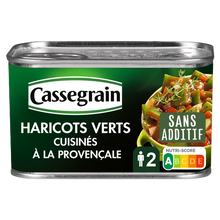 Haricots verts plats à la Provençale CASSEGRAIN - Boîte 375g
