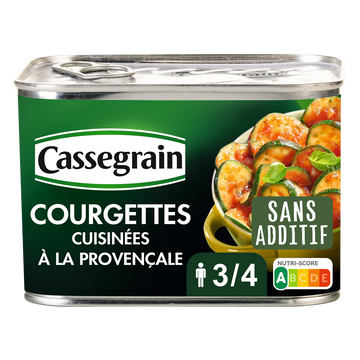 Courgettes à la Provençale CASSEGRAIN - Boîte 660g