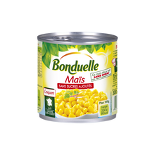 Maïs sans sucres ajoutés doux en grains BONDUELLE - Boîte 285g