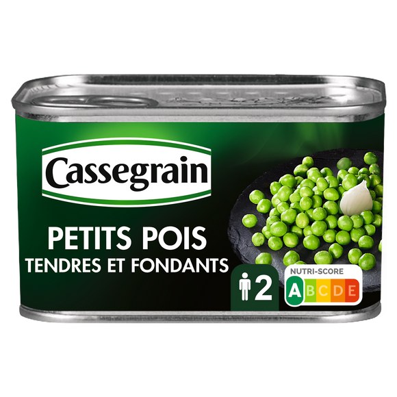 Petits pois CASSEGRAIN - Boîte 280g