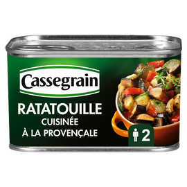 Ratatouille cuisinée à la provençale CASSEGRAIN - Boîte 380g