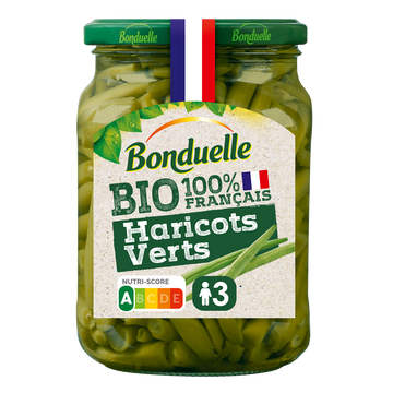 Haricots verts bio BONDUELLE - Bocal 280g