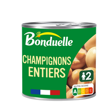 Champignons entiers sans sulfite BONDUELLE - Boîte 230g