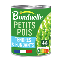 Petits Pois tendres & fondants BONDUELLE boîte 4/4 560g