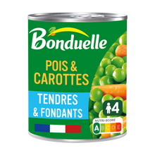 Petits Pois tendres & fondants BONDUELLE boîte 4/4 560g