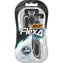 Rasoir jetable masculin 4 lames flex 4 comfort blister BIC, x3