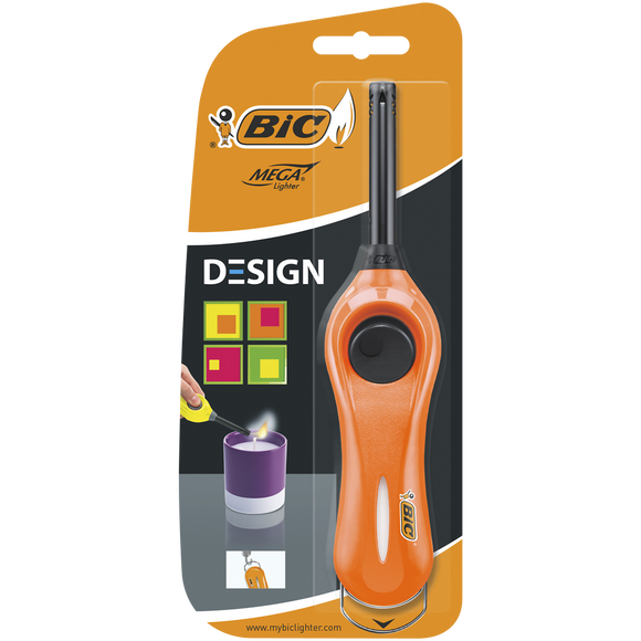 Allume feu Megalighter Design BIC fluo