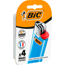 Maxi briquets BIC à pierre , couleurs assorties X4