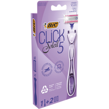Rasoir Rechargeable BIC Click 5 Soleil - 5 Lames et Tête Pivotante