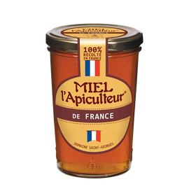 Miel de France liquide MIEL L'APICULTEUR, pot en verre de 500g