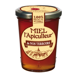 Miel liquide fleurs de nos terroirs L'APICULTEUR, pot verre de 250g