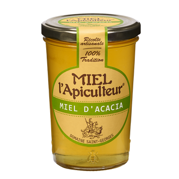 Miel liquide d'acacia L'APICULTEUR, pot en verre de 250g