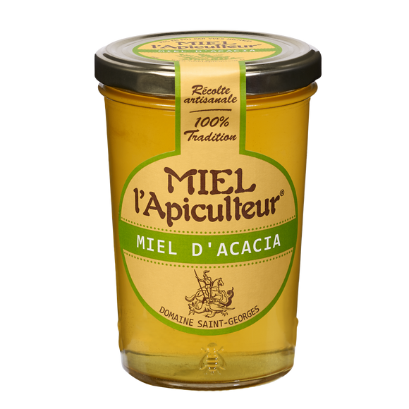 Miel liquide d'acacia L'APICULTEUR, pot en verre de 250g
