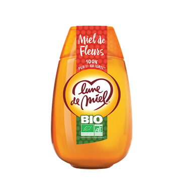 Miel de fleurs bio LUNE DE MIEL, 500g